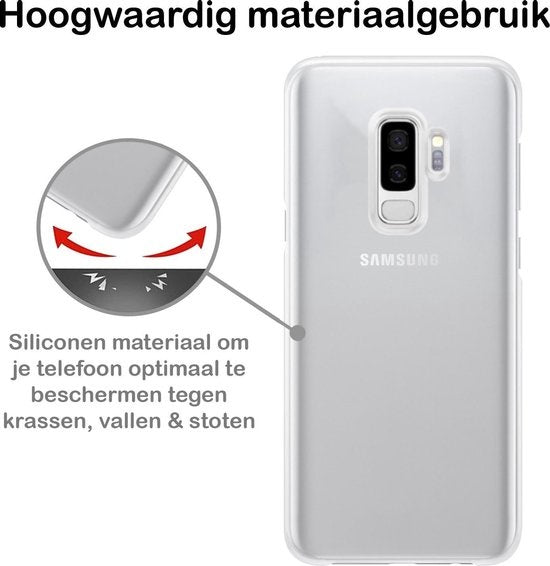 Samsung S9 Plus Hoesje Siliconen - Transparant