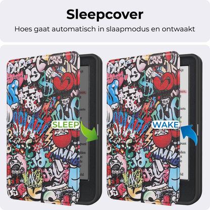 Kobo Clara Colour Hoesje Book Case - Graffity