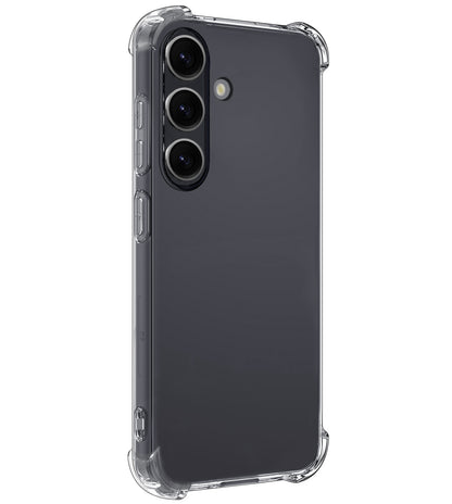 Samsung S24 Hoesje Shockproof Backcover Siliconen - Transparant