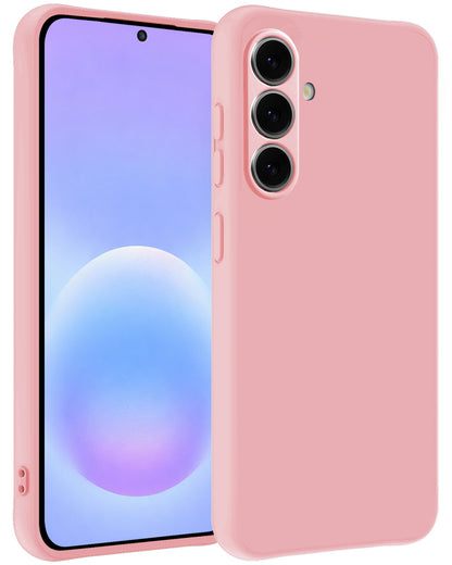 Samsung A57 Hoesje Siliconen Backcover Lichtgewicht - Lichtroze