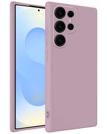Samsung S25 Ultra Hoesje Siliconen Backcover Lichtgewicht - Lila