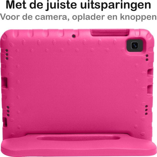 Samsung Galaxy Tab A7 Hoesje Kids Cover Bumper - Roze