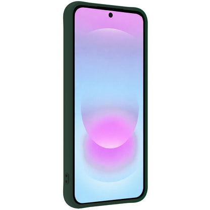 Samsung A37 Hoesje Siliconen Backcover Lichtgewicht - Donkergroen