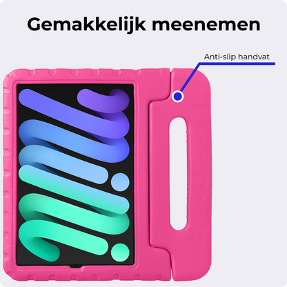 iPad Mini 7 Kinderhoes Shockabsorberend Foam - Roze