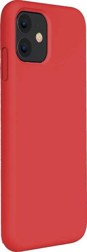 iPhone 11 Hoesje Siliconen Backcover Lichtgewicht - Rood