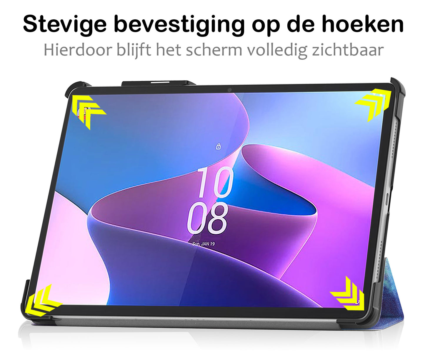 Lenovo Tab P11 Pro Hoesje Book Case Met Lenovo Pen Uitsparing - Galaxy