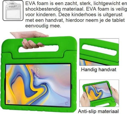 iPad 2/3/4 Kinderhoes Shockabsorberend Foam - Groen