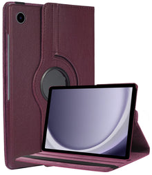 Samsung Galaxy Tab A9 Trifold Bookcase Hoes 360 Graden Draaibaar - Paars