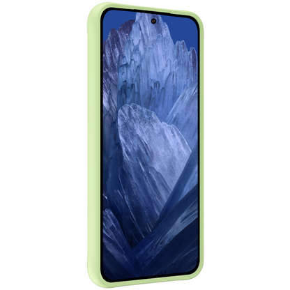 Google Pixel 8a Hoesje Siliconen Backcover Lichtgewicht - Groen