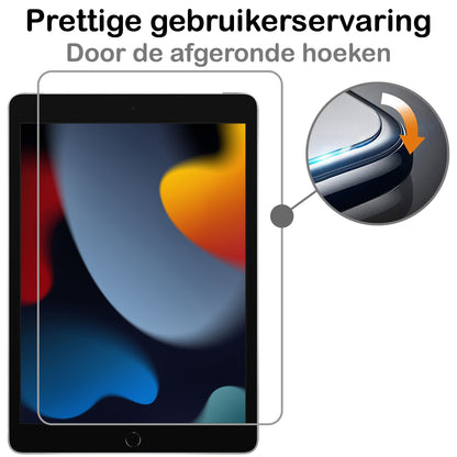 Screenprotector Geschikt voor iPad 10.2 2021 Screenprotector Glas