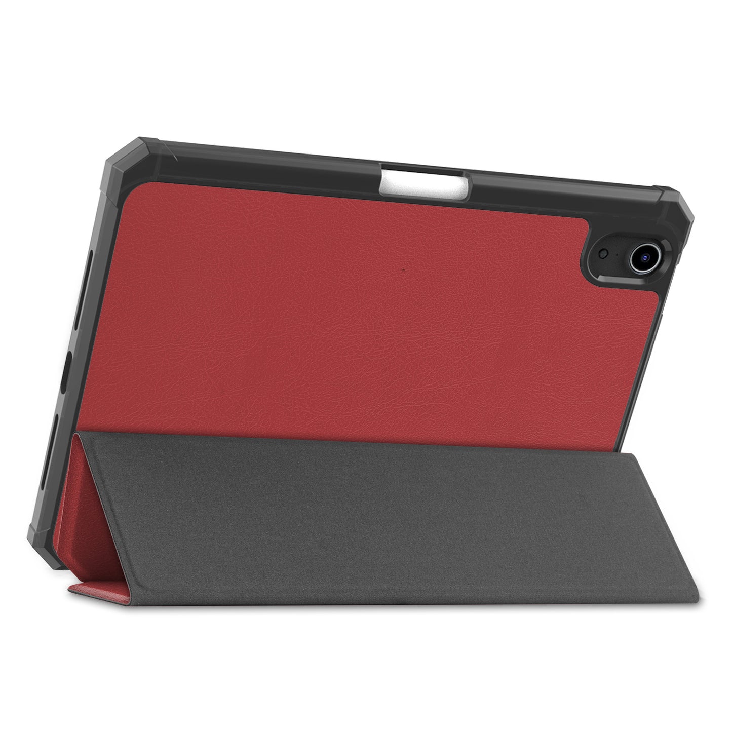 iPad Mini 6 Hoesje Book Case Met Apple Pencil Uitsparing - Donkerrood