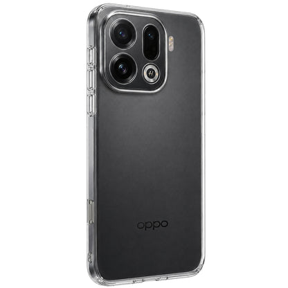 OPPO Find X9 Pro Hoesje Siliconen Backcover Lichtgewicht - Transparant