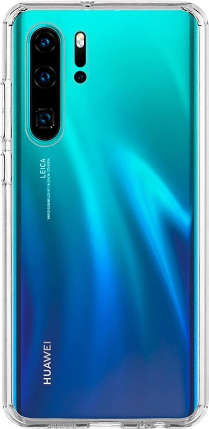 Huawei P30 Pro Hoesje Siliconen Backcover Lichtgewicht - Transparant
