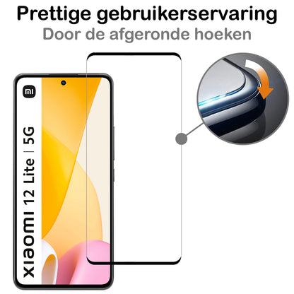 Xiaomi 12 Lite Screenprotector Gehard Glas - Full Screen