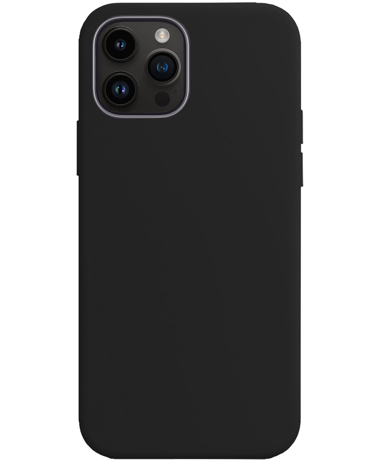 iPhone 15 Pro Hoesje Siliconen - Zwart