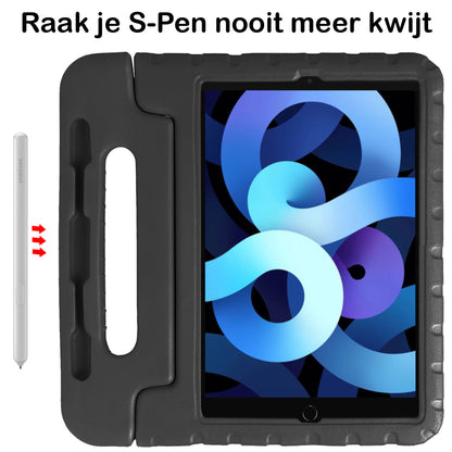 iPad Air 2022 Kinderhoes Shockabsorberend Foam - Zwart
