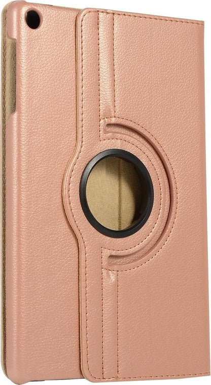 Samsung Galaxy Tab A 10.1 2019 Hoesje 360ðð Draaibare Book Case Kunstleer - Rosðð goud