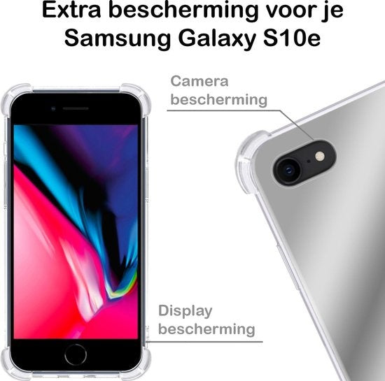 iPhone SE 2020 Hoesje Shock Proof Siliconen - Zilver