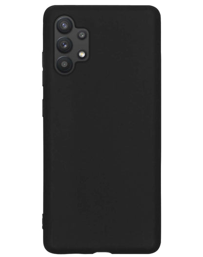 Samsung A13 4G Hoesje Siliconen Backcover Lichtgewicht - Zwart