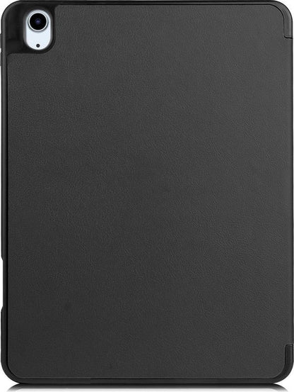iPad Air 2020 Trifold Bookcase Hoes met Penhouder voor Apple Pen - Zwart