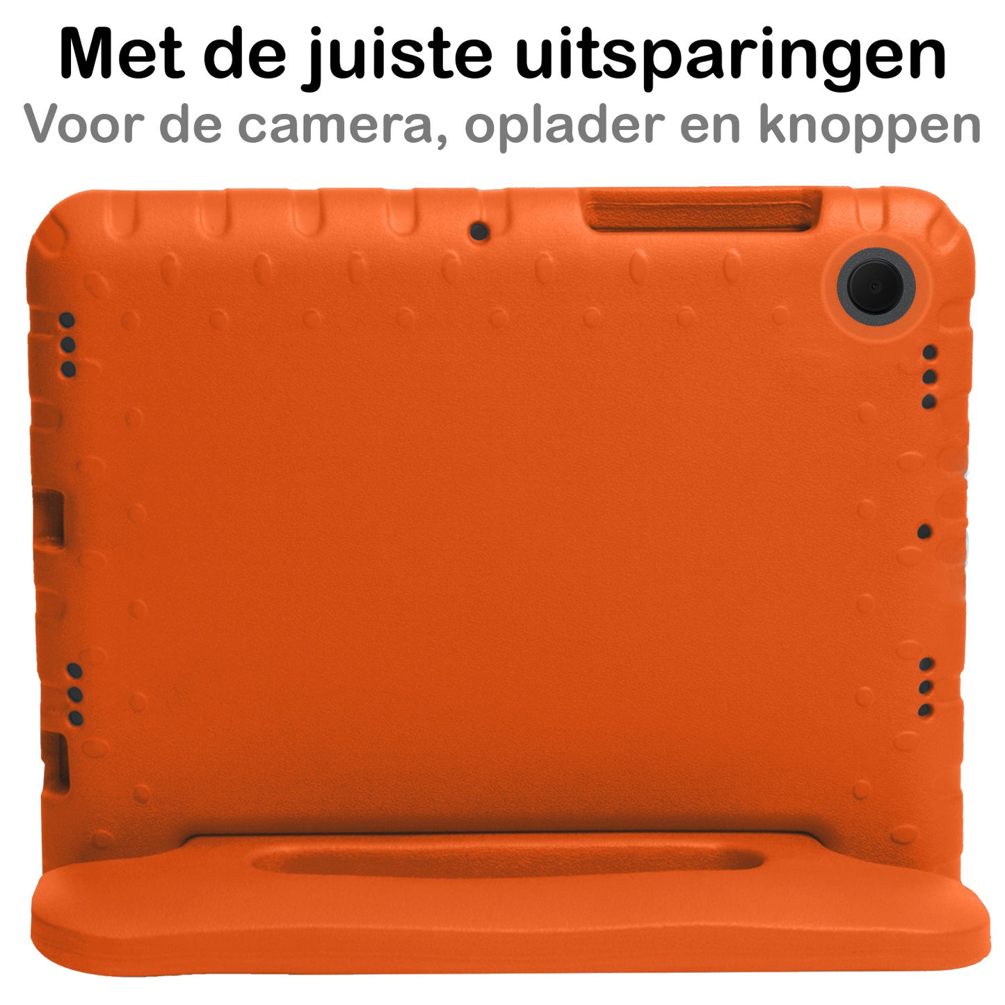 Lenovo Tab M10 Plus 3rd Gen Hoesje Kids Cover Bumper - Oranje