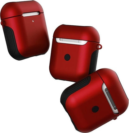 AirPods 1 Hoesje Hard Case Shockbestendig - Rood