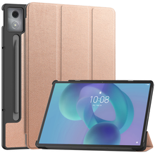 Lenovo Idea Tab Pro Trifold Bookcase Hoes - Rosé goud