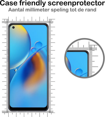 OPPO A74 5G Screenprotector Gehard Glas - Full Screen