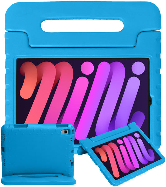 iPad Mini 6 Hoesje Kids Cover Bumper - Blauw