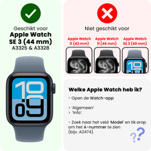 Apple Watch SE 3 44 mm Hoesje Siliconen Backcover Lichtgewicht - Transparant