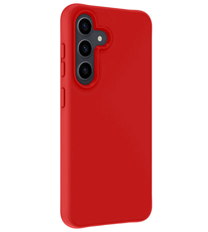 Samsung S24 Hoesje Siliconen - Rood