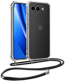 Google Pixel 10a Hoesje met Koord Backcover Shockproof - Transparant