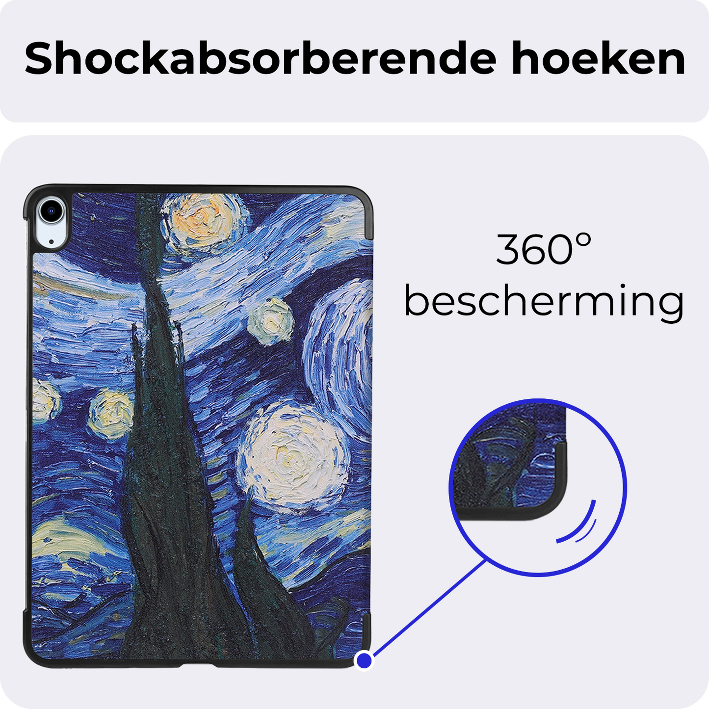 iPad Air 2024 (11 inch) Hoesje Book Case - Sterrenhemel