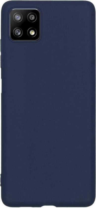 Samsung A22 5G Hoesje Siliconen - Donkerblauw