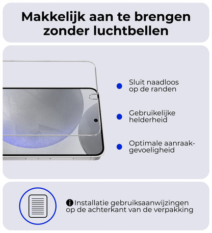 Samsung S24 Screenprotector Gehard Glas - Anti-kras