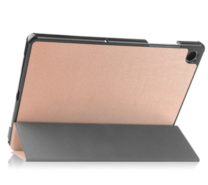 Samsung Galaxy Tab A9 Trifold Bookcase Hoes - Rosé goud