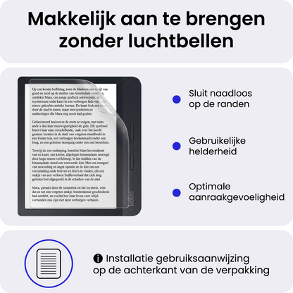 Kobo Libra H2O Screenprotector Soft TPU - Full Screen