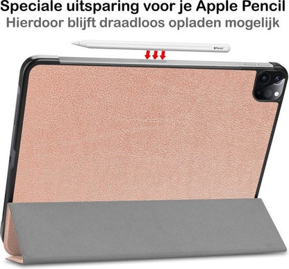 iPad Pro 2020 (11 inch) Hoesje Book Case - Rosðð goud