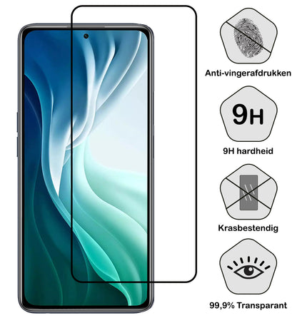 Poco F3 Screenprotector Tempered Glass