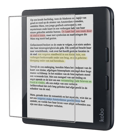 Screenprotector Geschikt voor Kobo Libra Colour Screenprotector Gehard Glas Tempered Glass - Screenprotector Geschikt voor Kobo Libra Colour Screenprotector