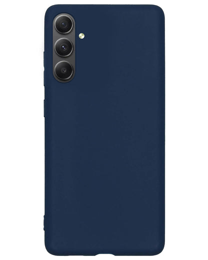 Samsung A54 Hoesje Siliconen - Donkerblauw