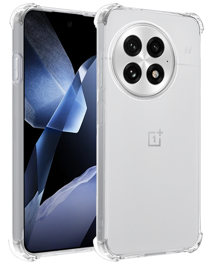 OnePlus 13R Hoesje Shockproof Backcover Siliconen - Transparant