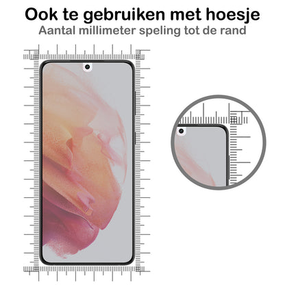 Samsung S21 Screenprotector Gehard Glas - Privacy