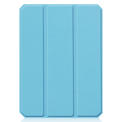 iPad Mini 6 Trifold Bookcase Hoes met Penhouder voor Apple Pen - Lichtblauw