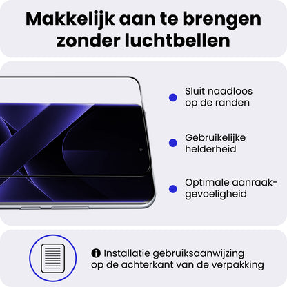 Xiaomi Poco X7 Screenprotector Gehard Glas - Full Screen