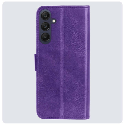 Samsung A25 Hoesje Bookcase Cover met Kaarthouder - Paars