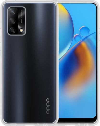 OPPO A74 4G Hoesje Siliconen Backcover Lichtgewicht - Transparant