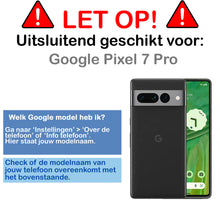 Google Pixel 7 Pro Hoesje Shockproof Backcover Siliconen - Transparant