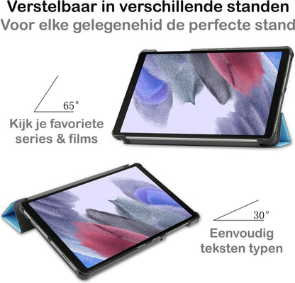 Samsung Galaxy Tab A7 Lite Hoesje Book Case - Lichtblauw