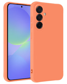 Samsung A36 Hoesje Siliconen Backcover Lichtgewicht - Perzik